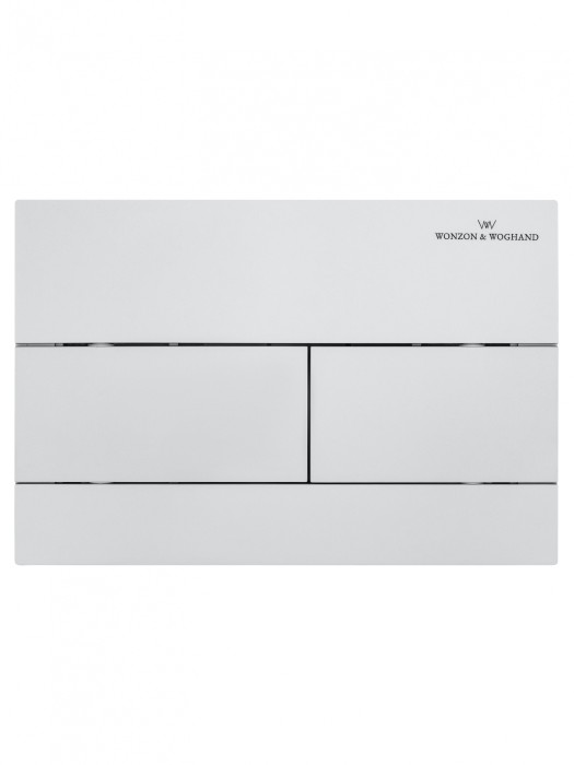 Кнопка смыва для инсталляции механическая, Wonzon &amp; Woghand, WW-IB235-MW цвет: белый