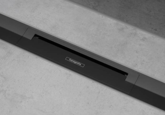 Внешняя часть трапа для душа 100 см, укорачиваемая RainDrain Flex Hansgrohe, черный арт. 56053670