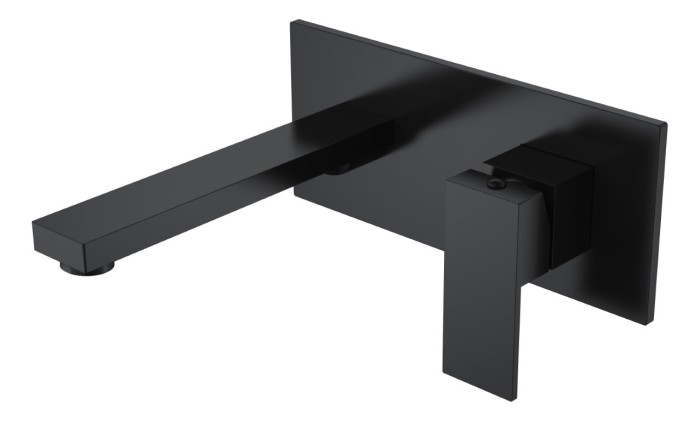 Смеситель для раковины, Matt Black, Qubic Boheme 475-B