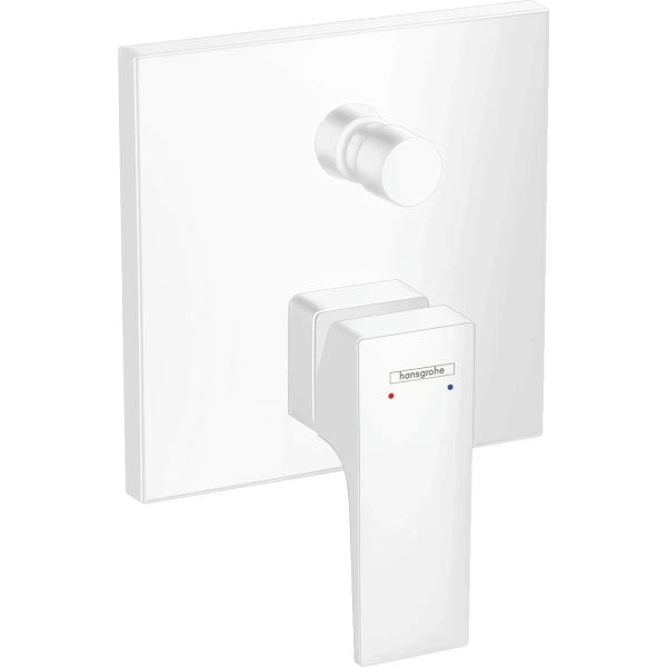 Смеситель для ванны скрытого монтажа, Hansgrohe Metropol, белый арт. 32545700