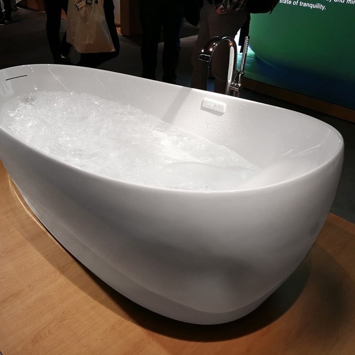 Ванна отдельностоящая TOTO Neorest 220x105x78см, с гидро и аэро-массажем, эффект невесомости, PJYD2200PWEE#GW цвет белый