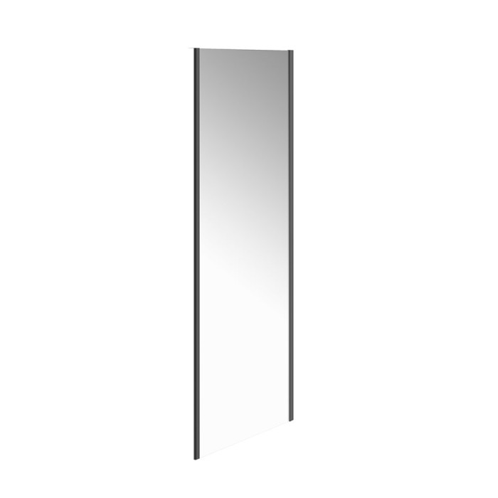 Душевая боковая панель 80х195, Vetro Kerama Marazzi, черный - VE.80.FP.BLK.M