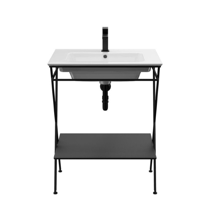 Металлическая структура напольная 65см, Piano next Kerama Marazzi, черный - PIA.N.65\BLK