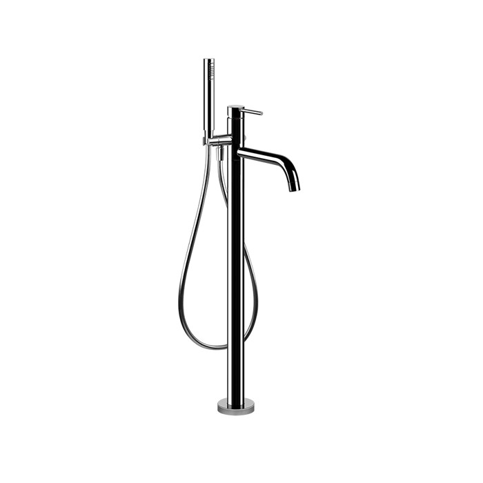 Смеситель для ванны, напольный, с душевой лейкой, Gessi Emporio Via tortona, хром арт. 24943#031
