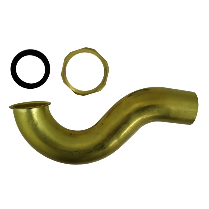 Сифон для ванны или душевого поддона без выпуска, G 1 1/2х40, латунь Azario, Basic - AZ-113-Br