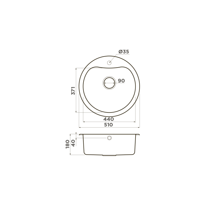 Кухонная мойка Omoikiri Saroma 51-IN нерж. сталь, цвет нержавеющая сталь арт. 4993007