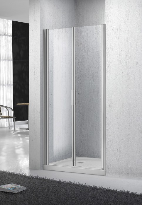 Душевая дверь в нишу 90x190 BelBagno, глянцевый хром, Sela арт. SELA-B-2-90-C-Cr