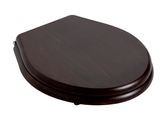Сиденье для унитаза деревянное, с микролифтом, быстросъемные петли, Olympia ceramica Impero style, дерево, петли - хром арт. SF1101