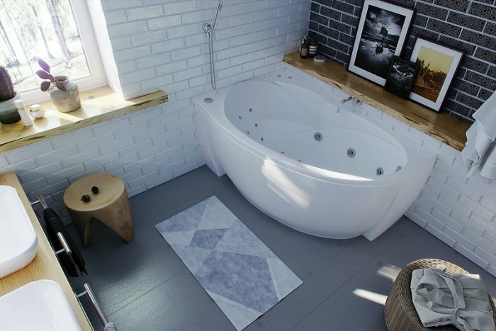 Ванна 160 лев. с фронтальным экраном Aquatek Бетта арт. BET160-0000027