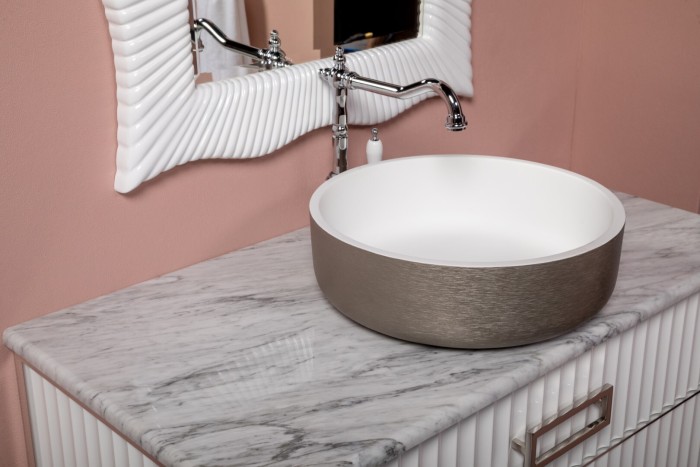 Раковина lv204 silver 41,5x14см, Boheme Neoart - 819-SL