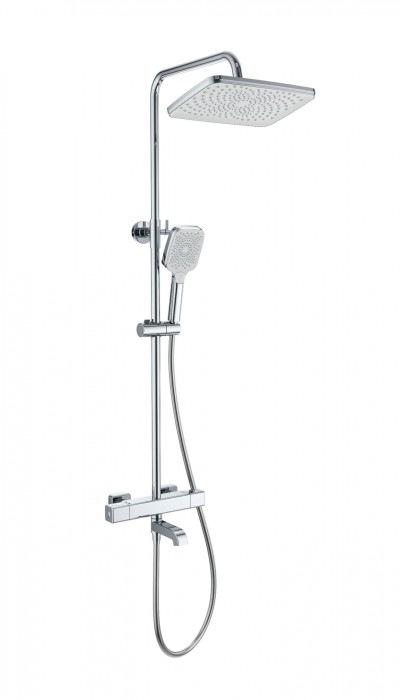 Душевая система с термостатом, Wonzon &amp; Woghand Stay, WW-B3016-T1-CR цвет: хром