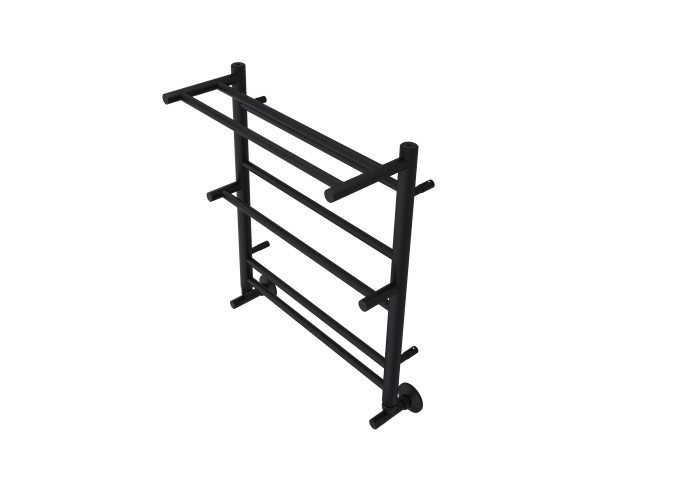 Полотенцесушитель водяной 500х600 Aquatek Альфа, черный муар арт. AQ RRP0760BL