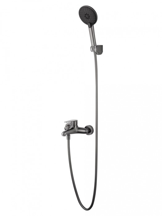 Смеситель для ванны с душем, Wonzon &amp; Woghand Alfa, WW-AE3204-BGG цвет: графит
