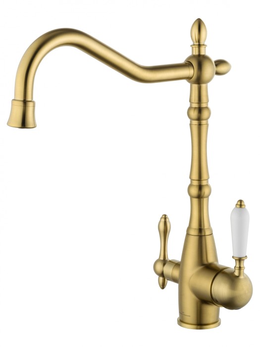 Смеситель для кухни c подключением фильтра, Wonzon &amp; Woghand, WW-88458006-BG цвет: золото