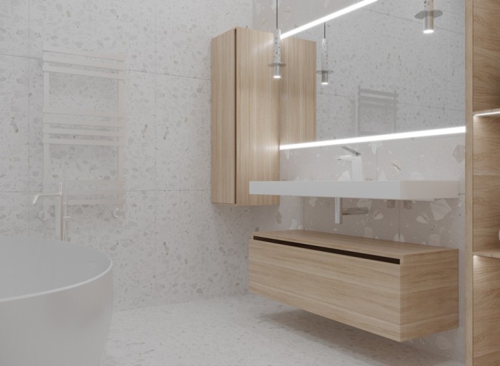Ящик под столешницу 120см light oak vallessi uno-s, Boheme Flat - 897-120-L