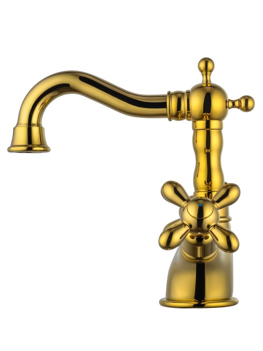 Смеситель для раковины, Wonzon & Woghand Retro, WW-88139020-PG цвет: золото
