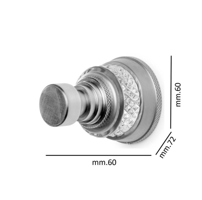Крючок chrome, Boheme Aura_acc - 10246-CR