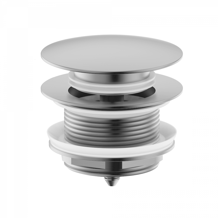 Донный клапан для ванны, Wonzon &amp; Woghand, WW-SS105-BN цвет: никель