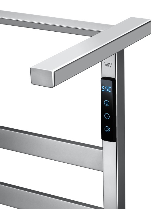 Полотенцесушитель электрический, Wonzon & Woghand Frankfurt, WW-A1026-CR цвет: хром