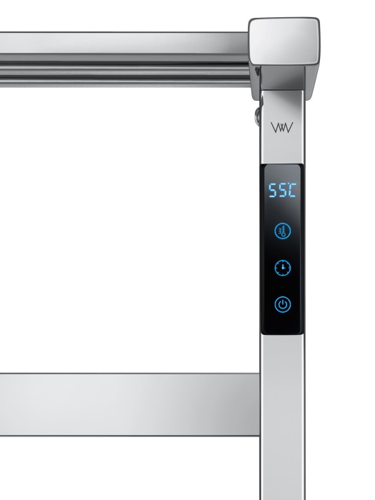 Полотенцесушитель электрический, Wonzon & Woghand Frankfurt, WW-A1026-CR цвет: хром