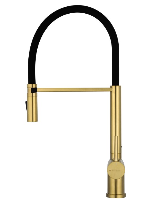 Смеситель для кухни с гибким изливом, Wonzon & Woghand, WW-88438003-BG цвет: золото