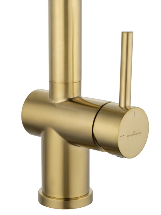 Смеситель для кухни с гибким изливом, Wonzon & Woghand, WW-88438003-BG цвет: золото