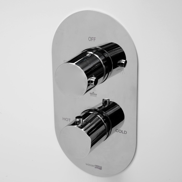 Термостатический смеситель для ванны и душа Berkel 4800 WasserKRAFT арт. 4844 Thermo