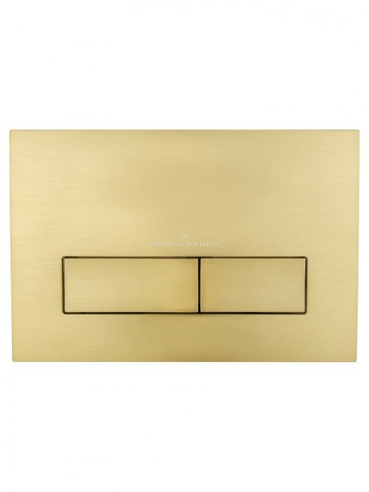 Кнопка смыва для инсталляции механическая, Wonzon &amp; Woghand, WW-IB224-BG цвет: золото