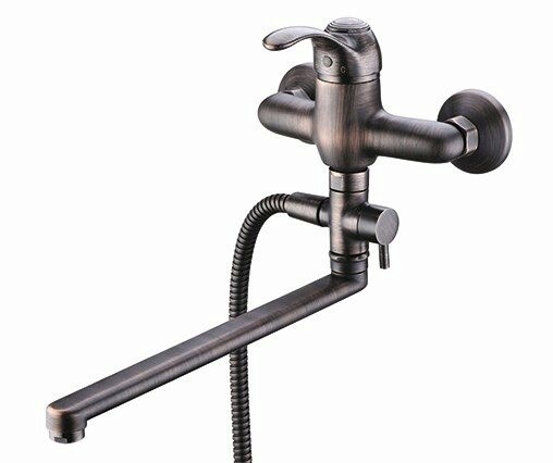 Смеситель для ванны с длинным изливом Isar 1300 WasserKRAFT арт. 1302L