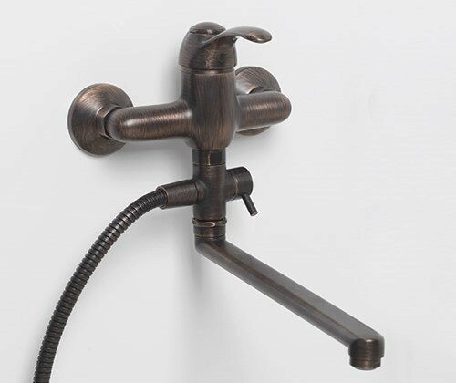 Смеситель для ванны с длинным изливом Isar 1300 WasserKRAFT арт. 1302L