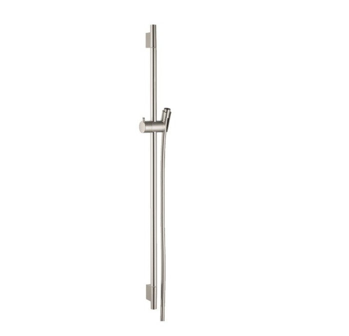 Душевая штанга S Puro 90см со шлангом Unica Hansgrohe, никель арт. 28631820