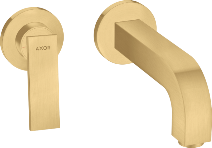 Смеситель для раковины Citterio Axor, шлифованное золото арт. 39121250