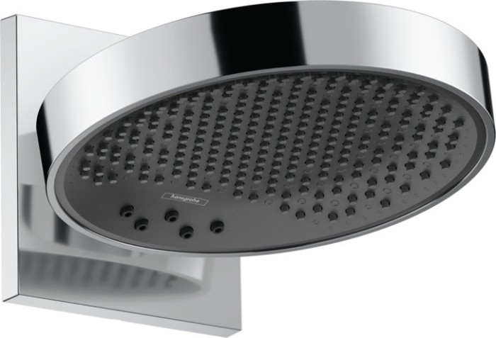 Верхний душ с настенным креплением скрытого монтажа Rainfinity Hansgrohe, хром арт. 26232000