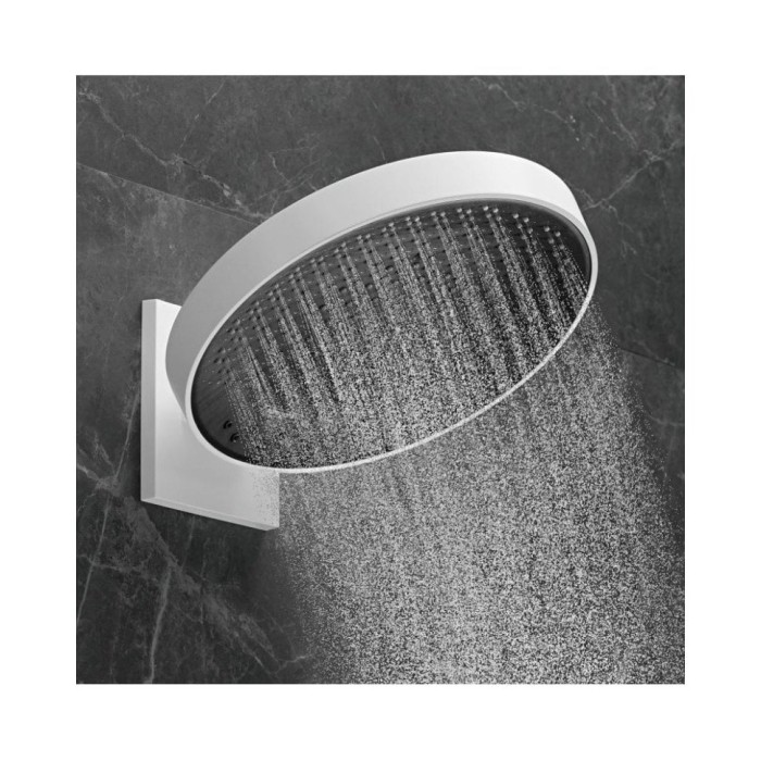 Верхний душ с настенным креплением скрытого монтажа Rainfinity Hansgrohe, хром арт. 26232000