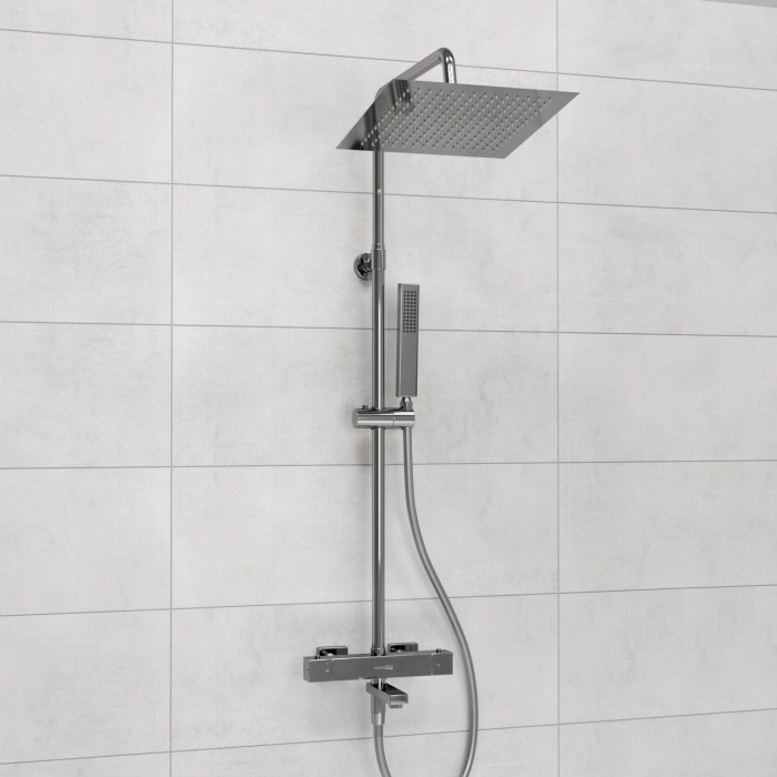 Душевая система с термостатическим смесителем WasserKRAFT арт. A199.118.103.087.CH Thermo