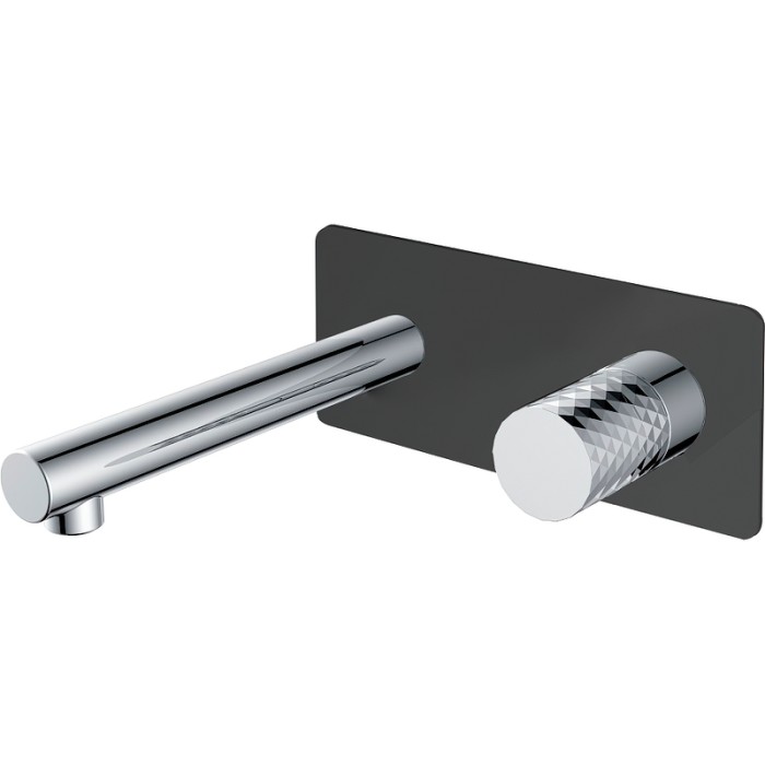 Смеситель для раковины, Black diamond chrome, Stick Boheme 125-BCR