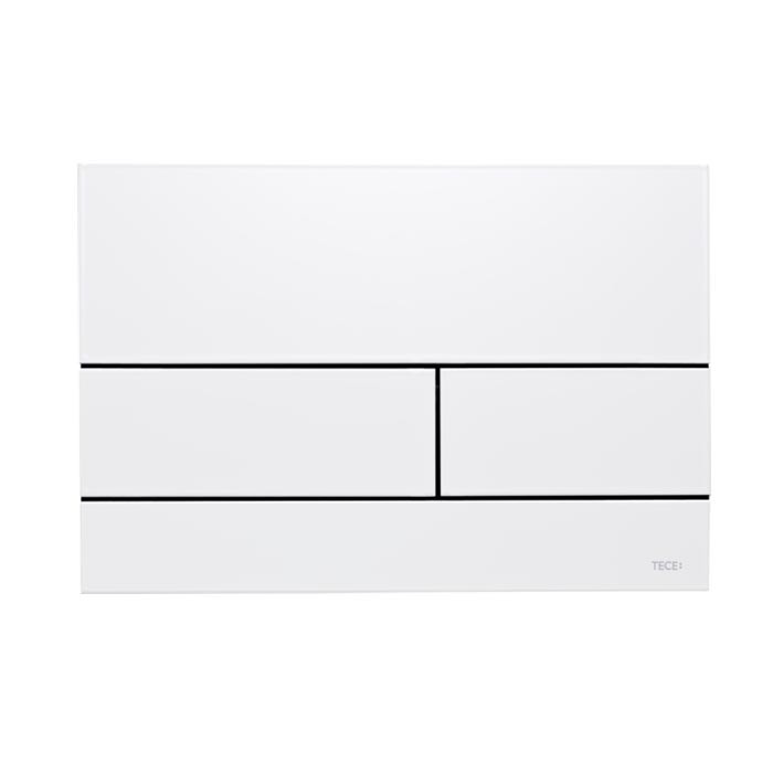Панель смыва, металл, белый, square TECE арт. 9240834