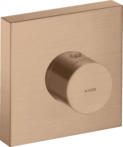Термостат для душа ShowerSolutions Axor, шлифованное красное золото арт. 10755310