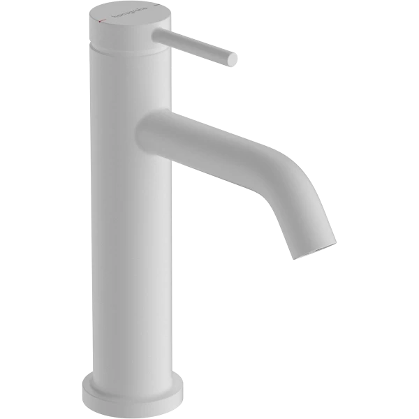 Cмеситель для раковины EcoSmart+, с донным клапаном, Hansgrohe Tecturis S, белый арт. 73310700