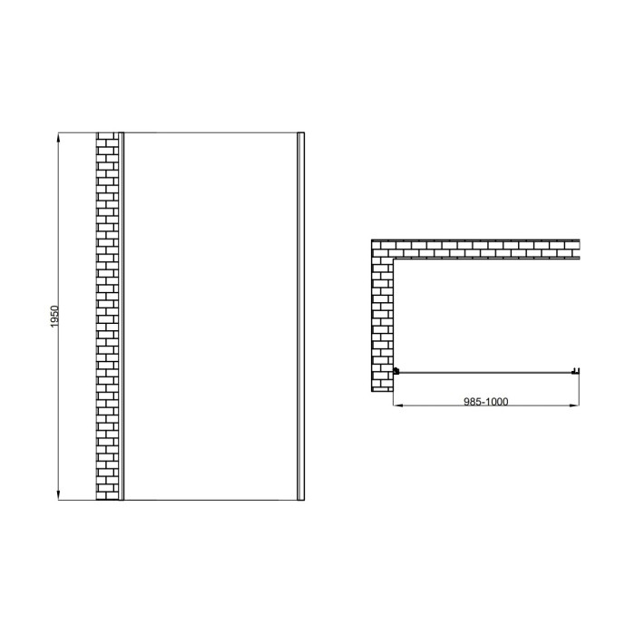Боковая панель 195x100, Berges legos арт. 064032