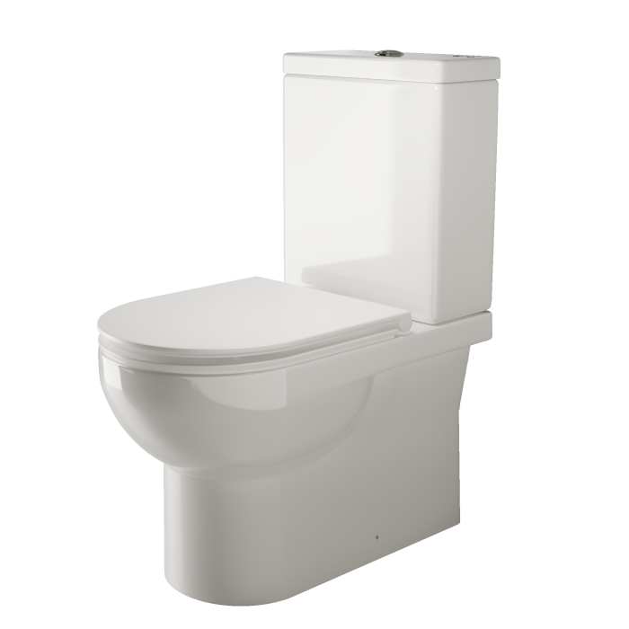 Унитаз с бачком и сиденьем Ceramicanova Cult, белый арт. CN1201C