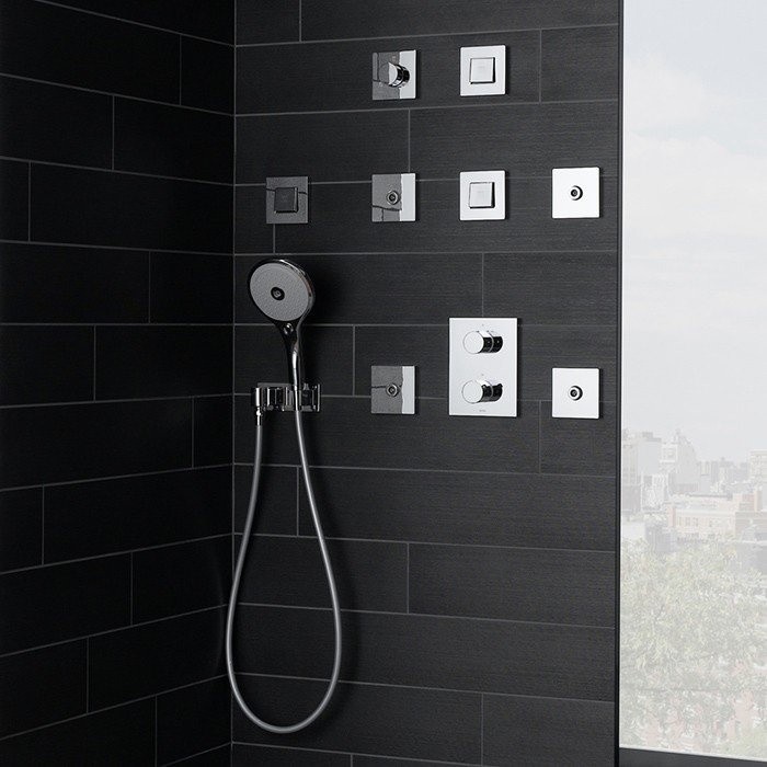 Термостатический смеситель для душа, TOTO, DB420RVE цвет: хром