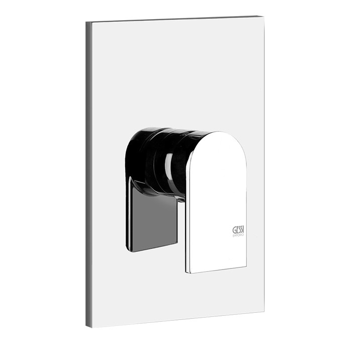 Смеситель для душа, встраиваемый, на 1 позицию, Gessi Emporio Via manzoni, хром арт. 44632#031