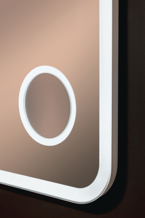 Зеркало 800х550, LED-подсветка с диммером, сенсорный выключатель, Azario Эльза - ФР-00002156