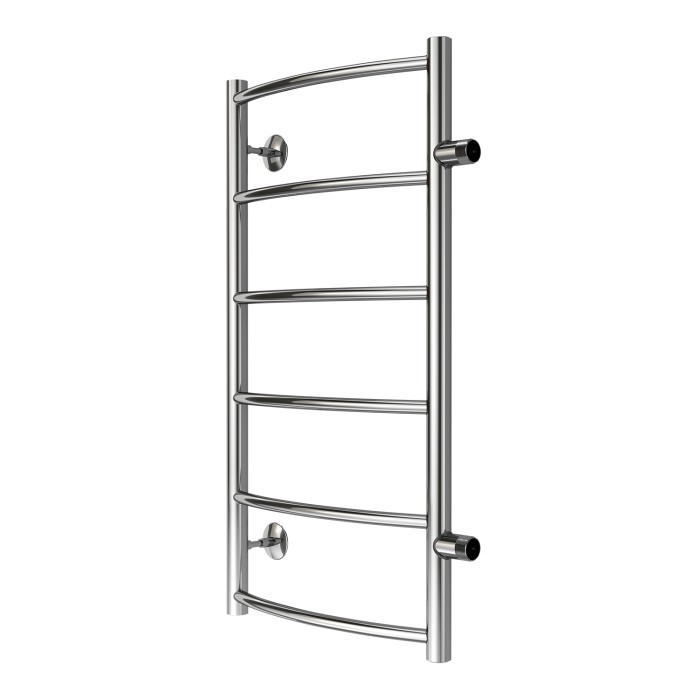 Полотенцесушитель водяной 400/800 6 секций, боковое подключение, 1", хром, Verona Azario - AZ04548