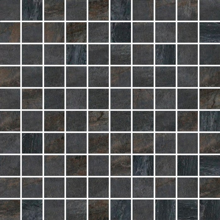 Плитка mosaico black (3x3) mat 30x30 Florim Walks/1.0 арт. 728800