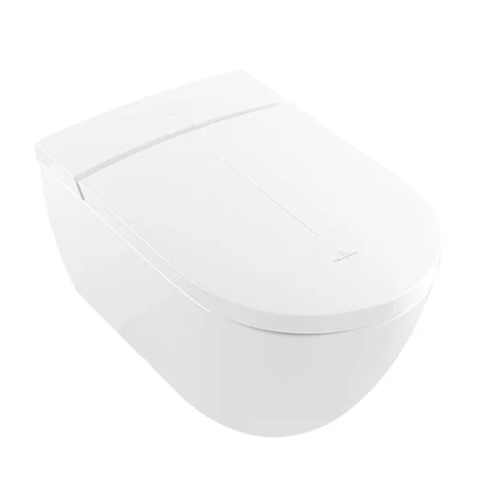 Унитаз подвесной Villeroy & Boch Viclean с функцией биде альпийский белый глянцевый арт.  V0E100R1