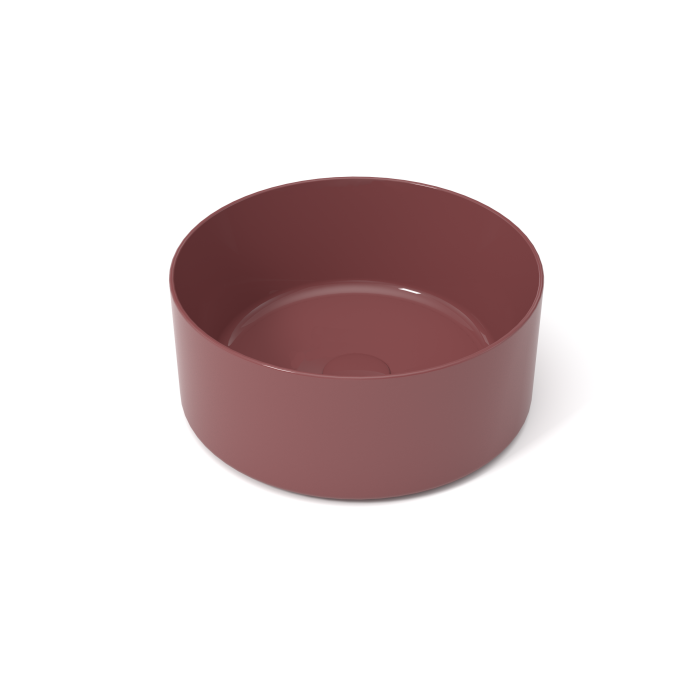 Накладная раковина, 40х40х17 см, Olympia ceramica Open, баклажан глянцевый арт. OPE42TO40016