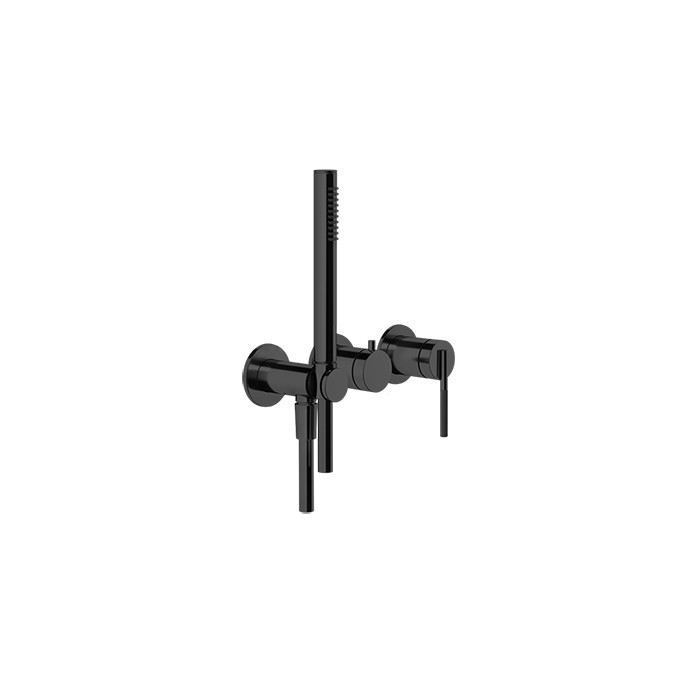 Смеситель для душа Gessi Ingranaggio, цвет black metal pvd арт. 63545#707