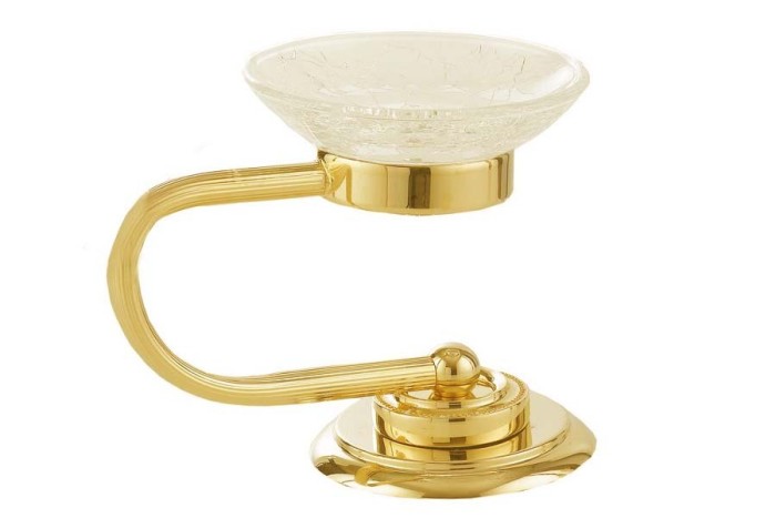 Настольная мыльница gold, Boheme Murano - 10910-G